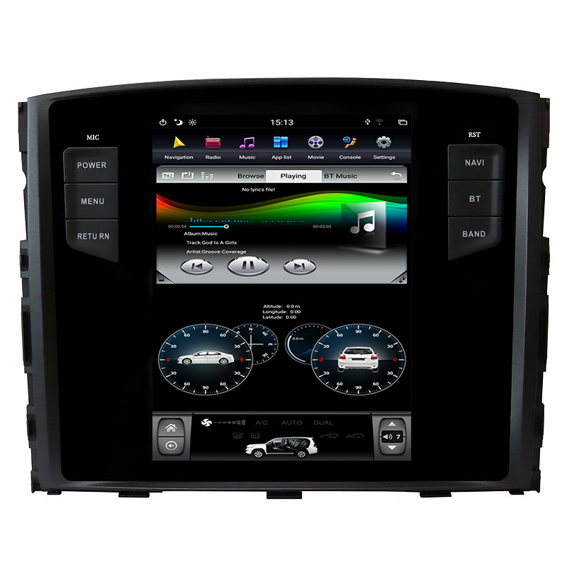Mitsubishi Pajero Tesla style 10.4 inch Android Car DVD Player 